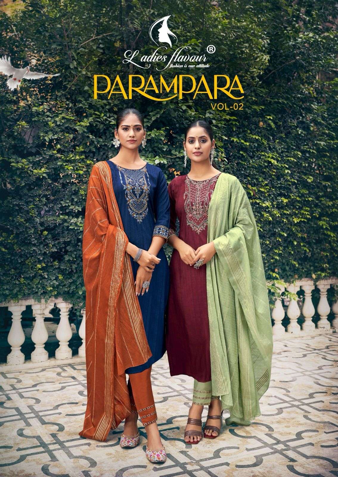 Ladies Flavour Parampara-2 Kurti Wholesale catalog