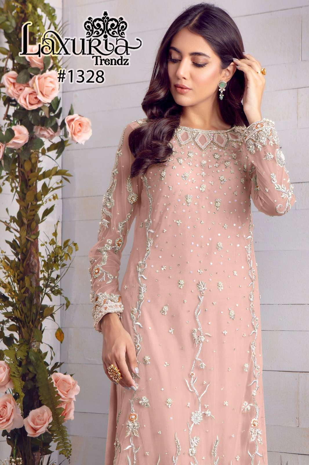 Laxuria Trendz 1328 Georgette Salwar Kameez Wholesale catalog