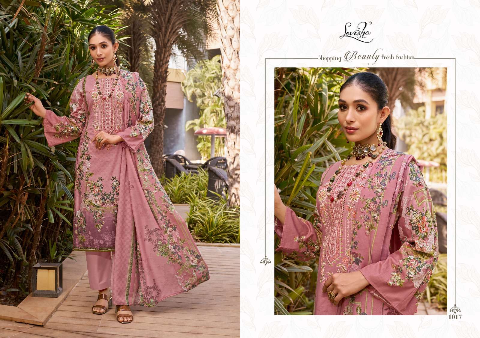 Levisha Naira Nx Cambric Cotton Dress Material Wholesale catalog