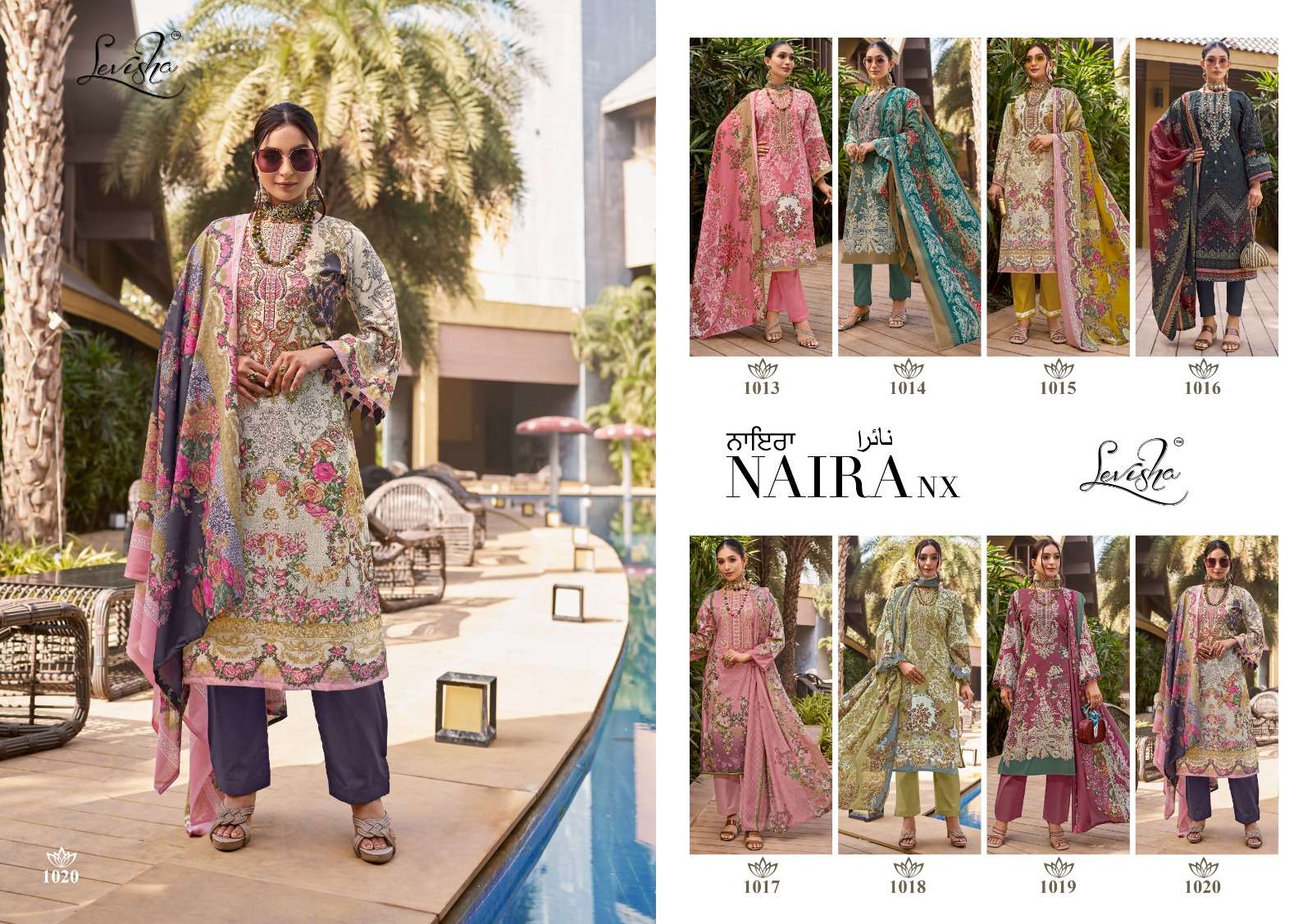 Levisha Naira Nx Cambric Cotton Dress Material Wholesale catalog