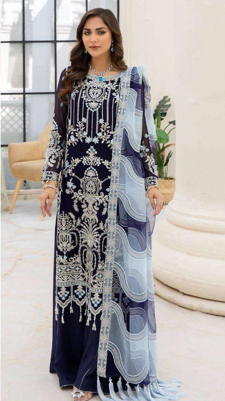 Mahnur M 102 Georgette Salwar Kameez Wholesale catalog