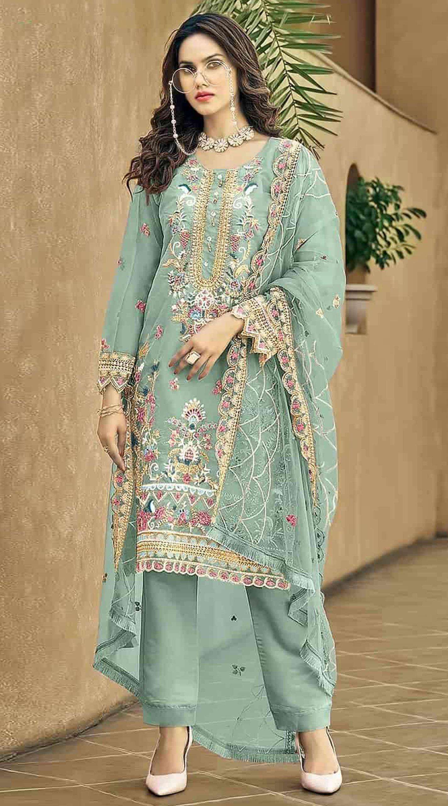 Mahnur Vol 42 Georgette Pakistani Suit Wholesale catalog