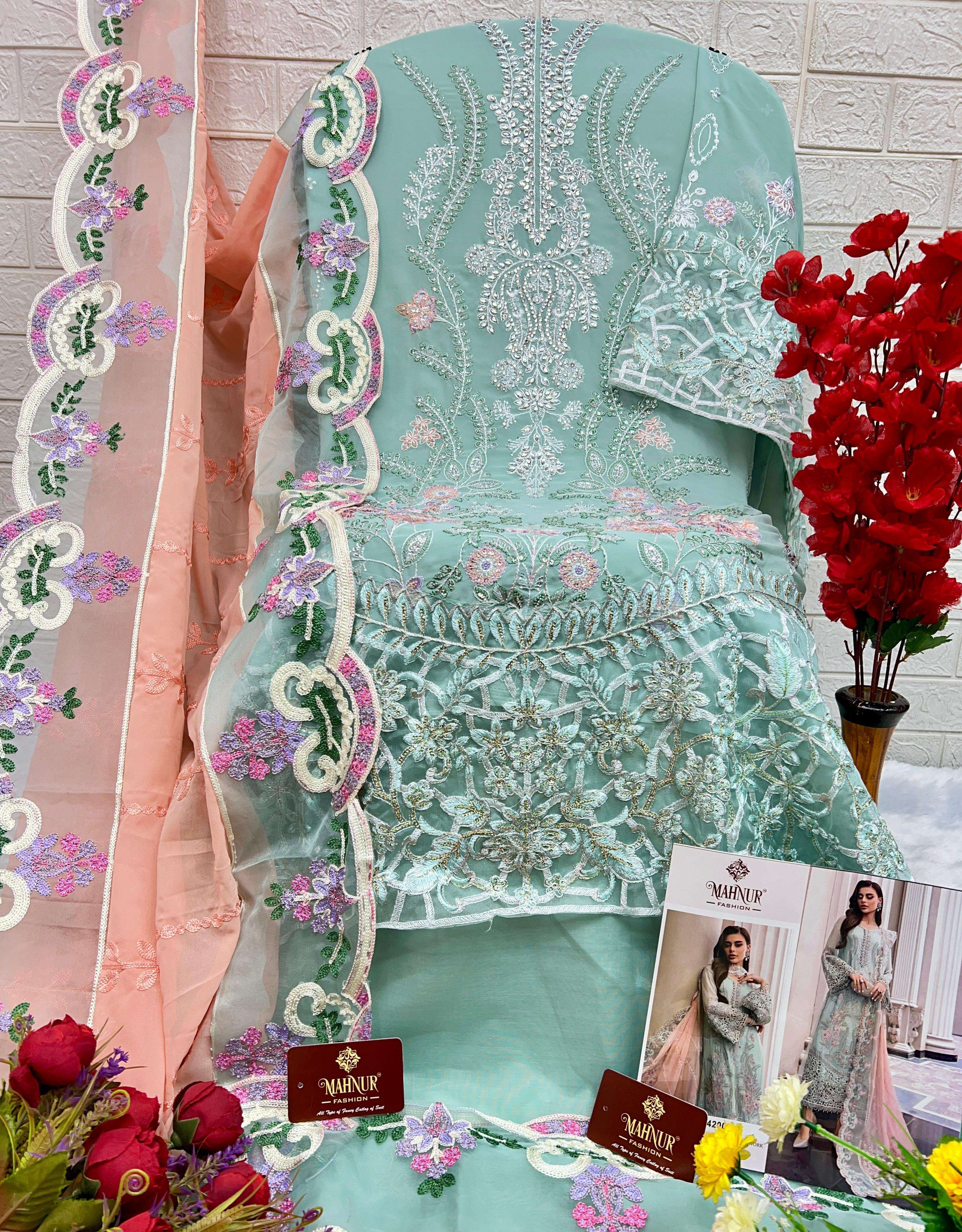 MAHNUR VOL-42 Salwar Kameez Wholesale catalog