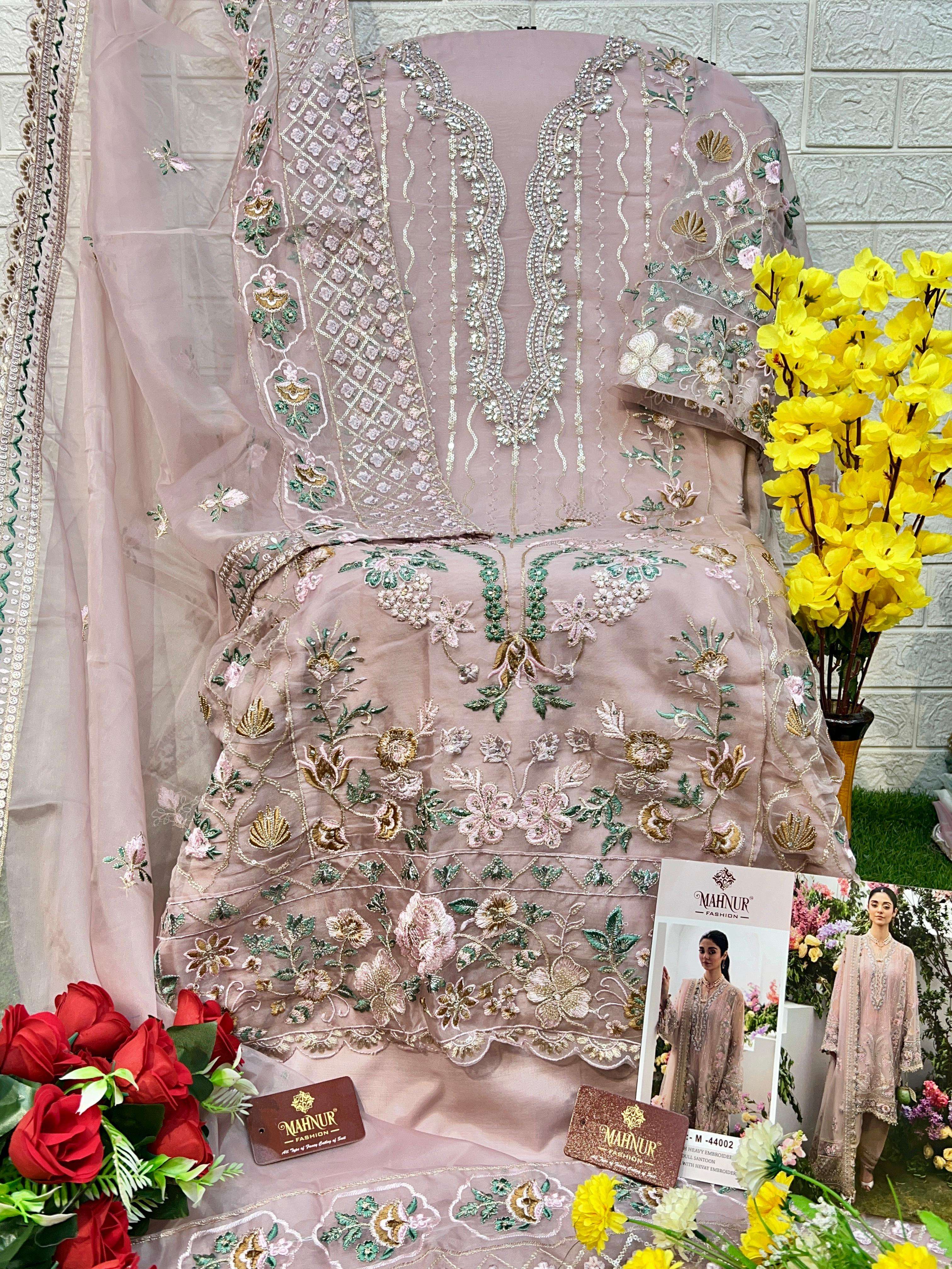 Mahnur Vol 44 Organza Salwar Kameez Wholesale catalog