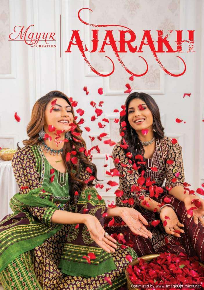 Mayur Ajrakh Vol-1 – Dress Material - Wholesale Catalog