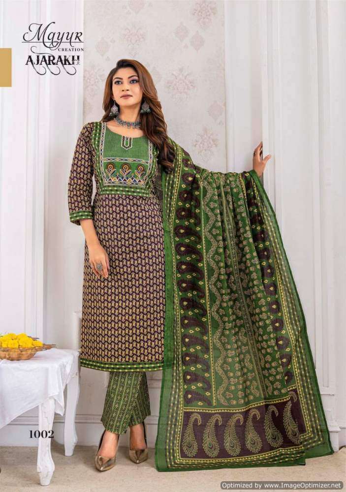 Mayur Ajrakh Vol-1 – Dress Material - Wholesale Catalog