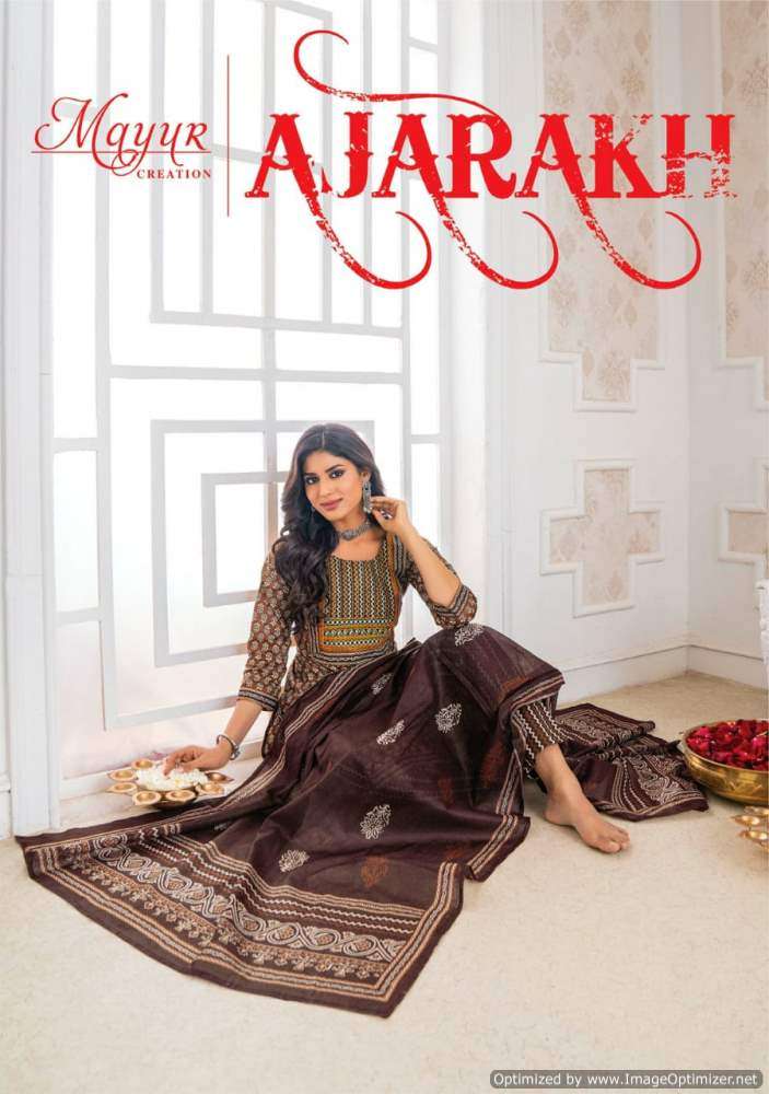 Mayur Ajrakh Vol-1 – Dress Material - Wholesale Catalog