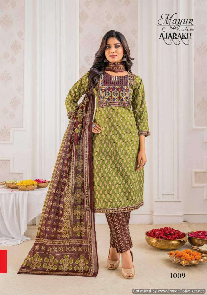 Mayur Ajrakh Vol-1 – Dress Material - Wholesale Catalog