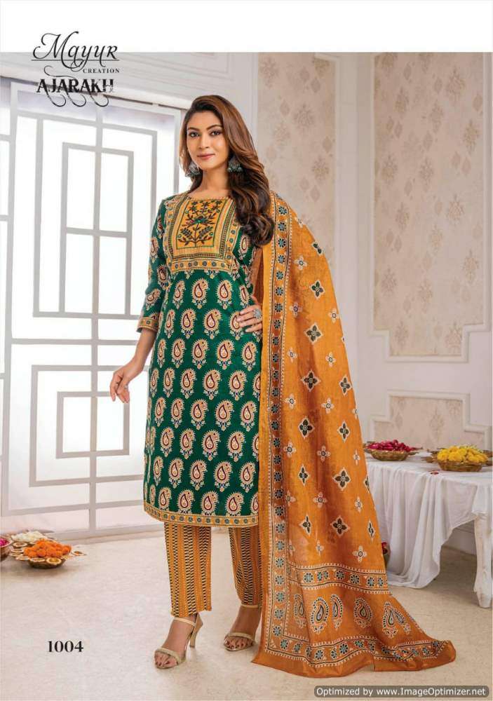 Mayur Ajrakh Vol-1 – Dress Material - Wholesale Catalog