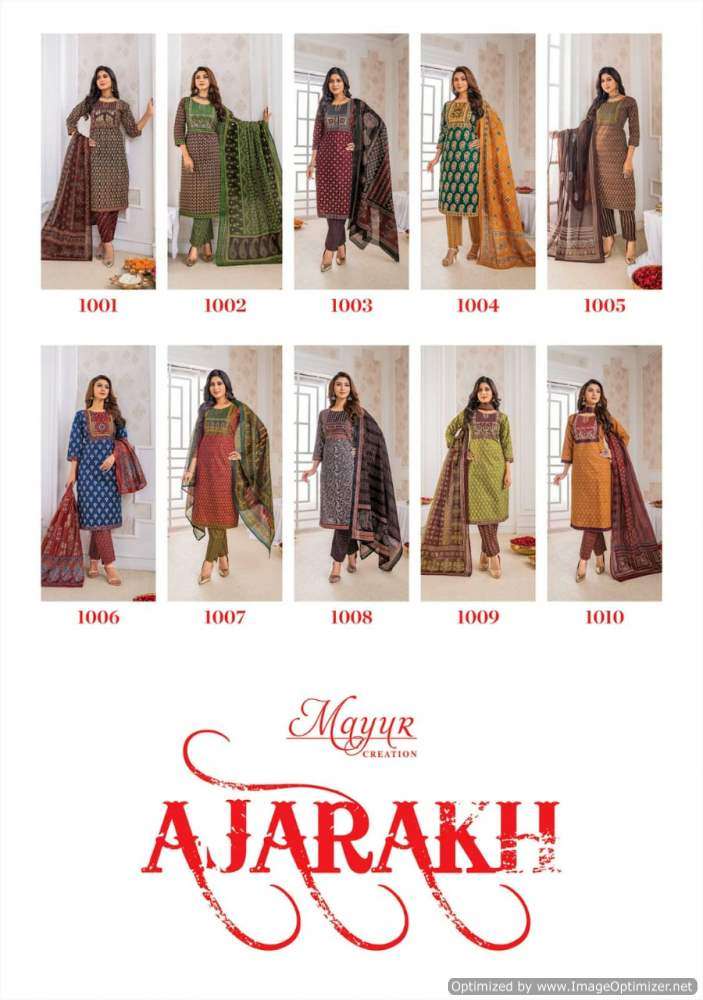 Mayur Ajrakh Vol-1 – Dress Material - Wholesale Catalog