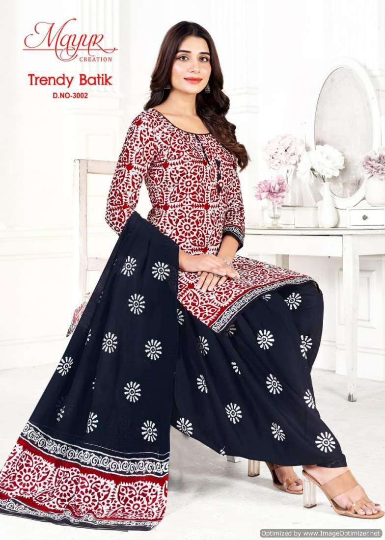 Mayur Trendy Batic Vol-3 – Dress Material - Wholesale Catalog