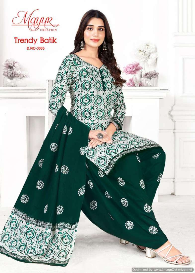 Mayur Trendy Batic Vol-3 – Dress Material - Wholesale Catalog