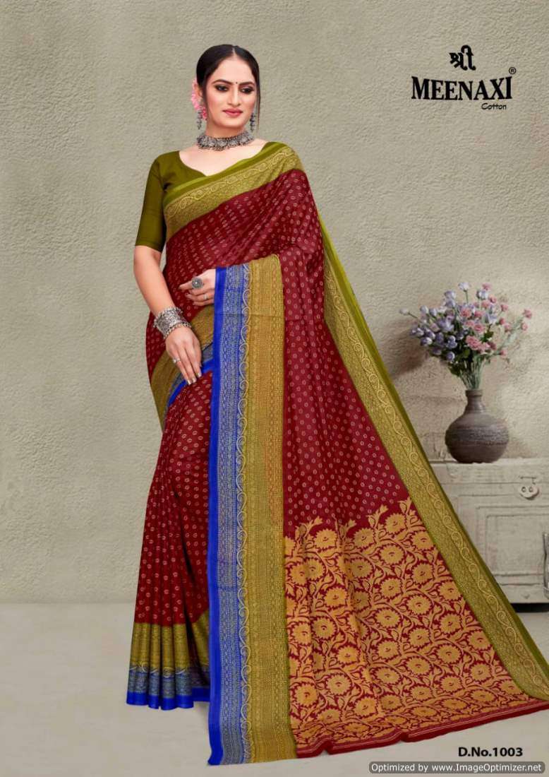 Meenaxi Krishnaveni Vol-1 – Cotton Saree - Wholesale Catalog