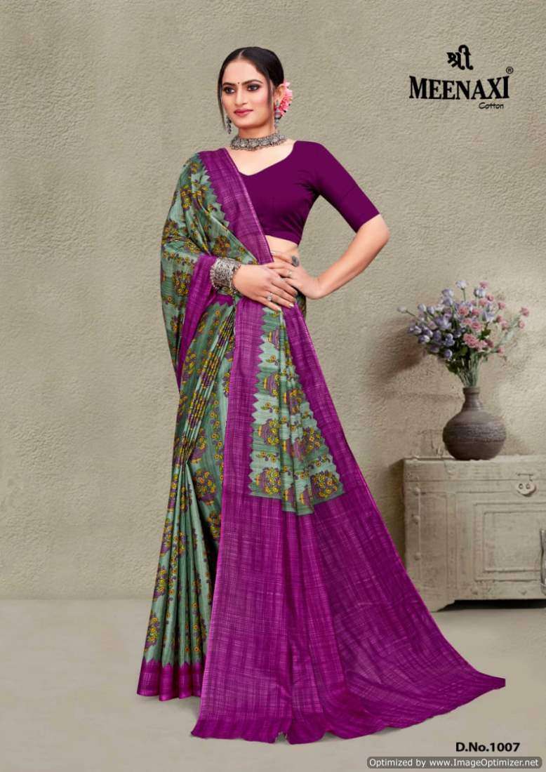 Meenaxi Krishnaveni Vol-1 – Cotton Saree - Wholesale Catalog