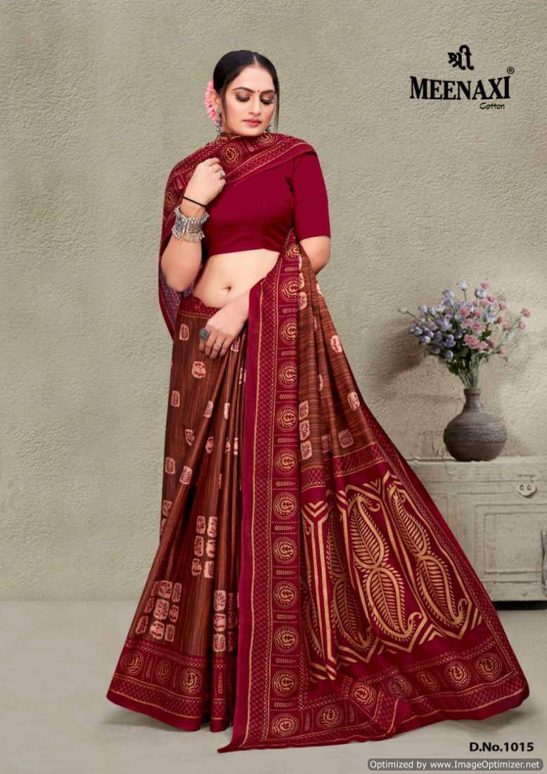 Meenaxi Krishnaveni Vol-1 – Cotton Saree - Wholesale Catalog