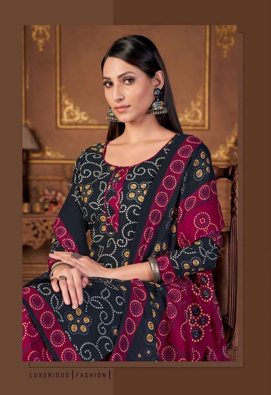 Miss World Bandhani Special Vol-8 – Dress Material Wholesale Catalog