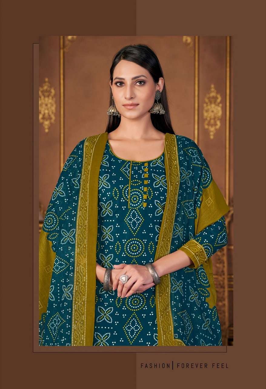 Miss World Bandhani Special Vol-8 – Dress Material Wholesale Catalog