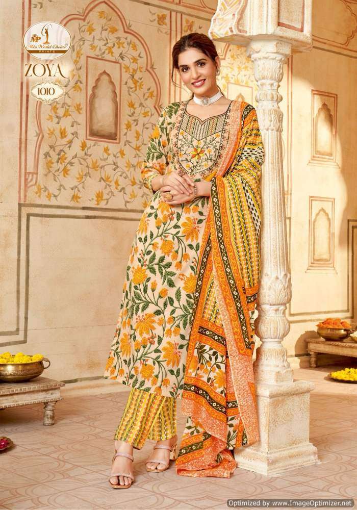 Miss World Zoya Vol-1 – Dress Material - Wholesale Catalog