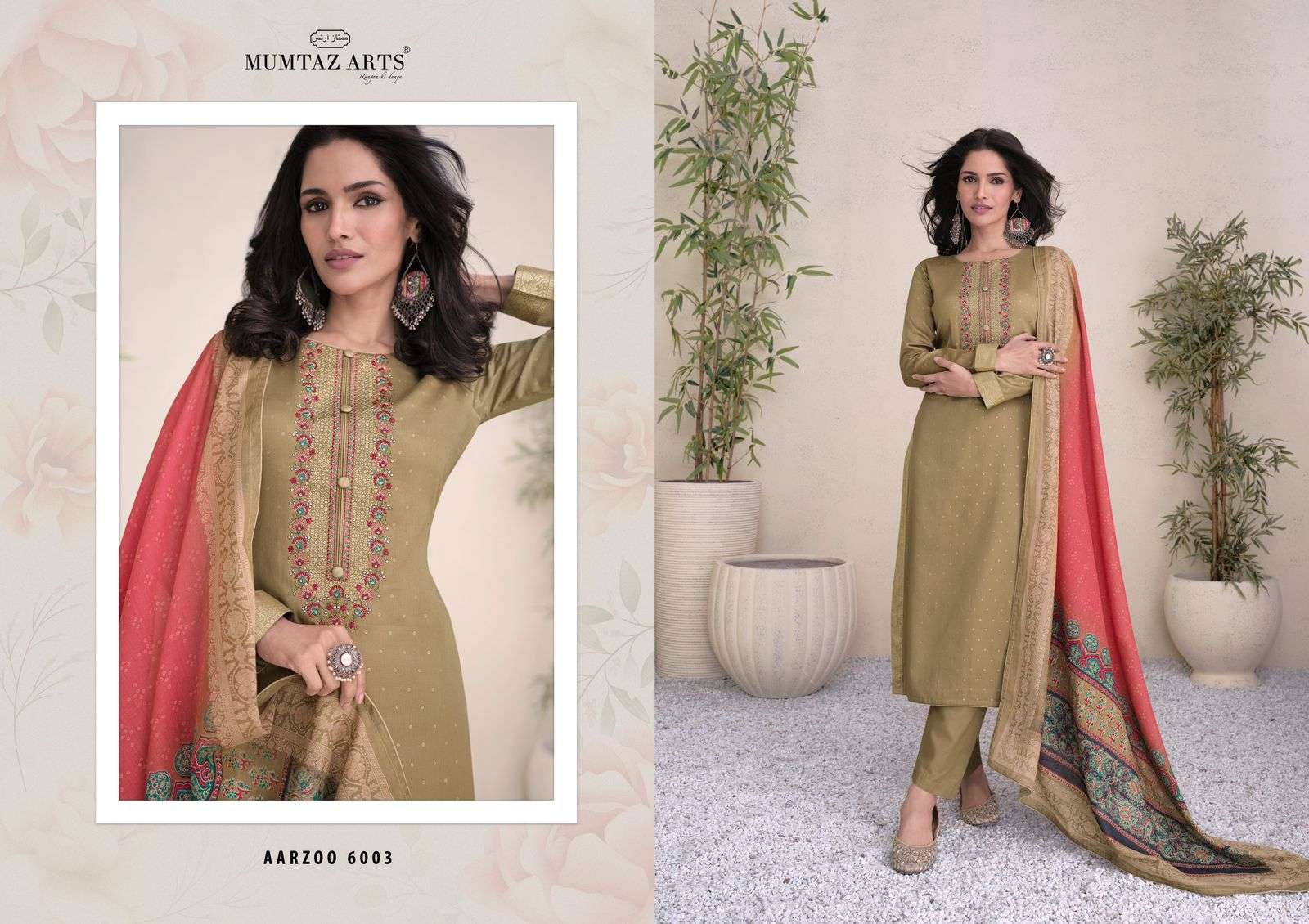 Mumtaz Aarzoo Jam Satin Designer Salwar Suits Wholesale catalog