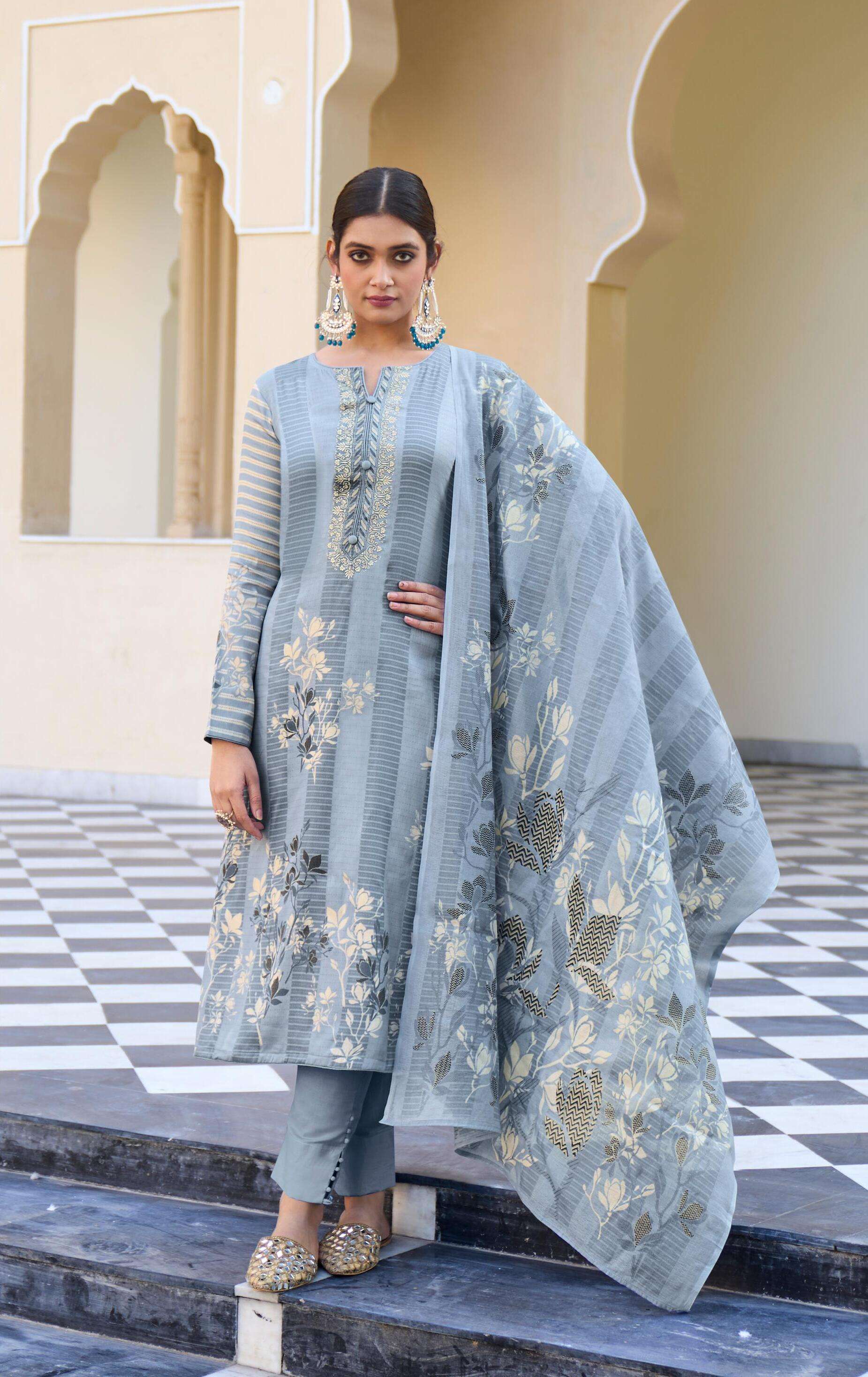 Mumtaz Flower Valley Jam Satin Digital Printed Salwar Suit Wholesale catalog