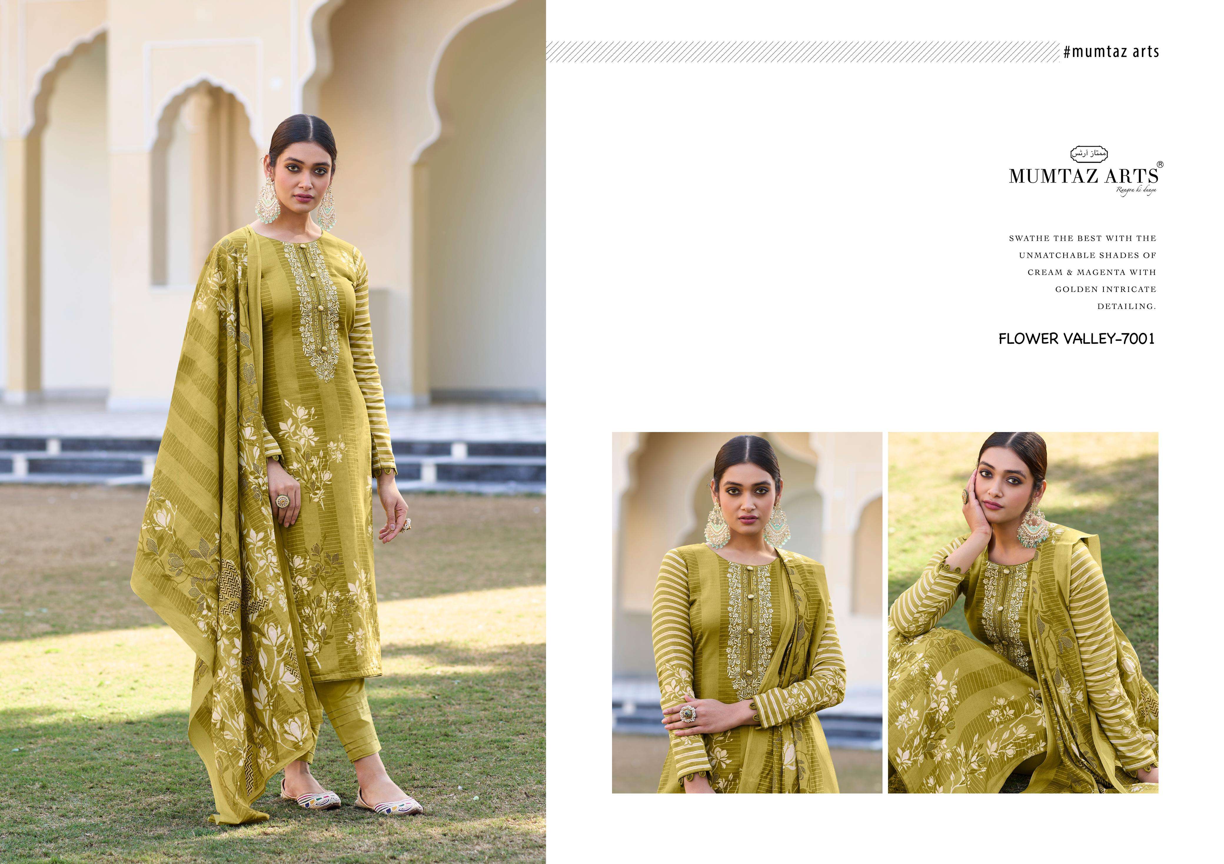 Mumtaz Flower Valley Jam Satin Digital Printed Salwar Suit Wholesale catalog