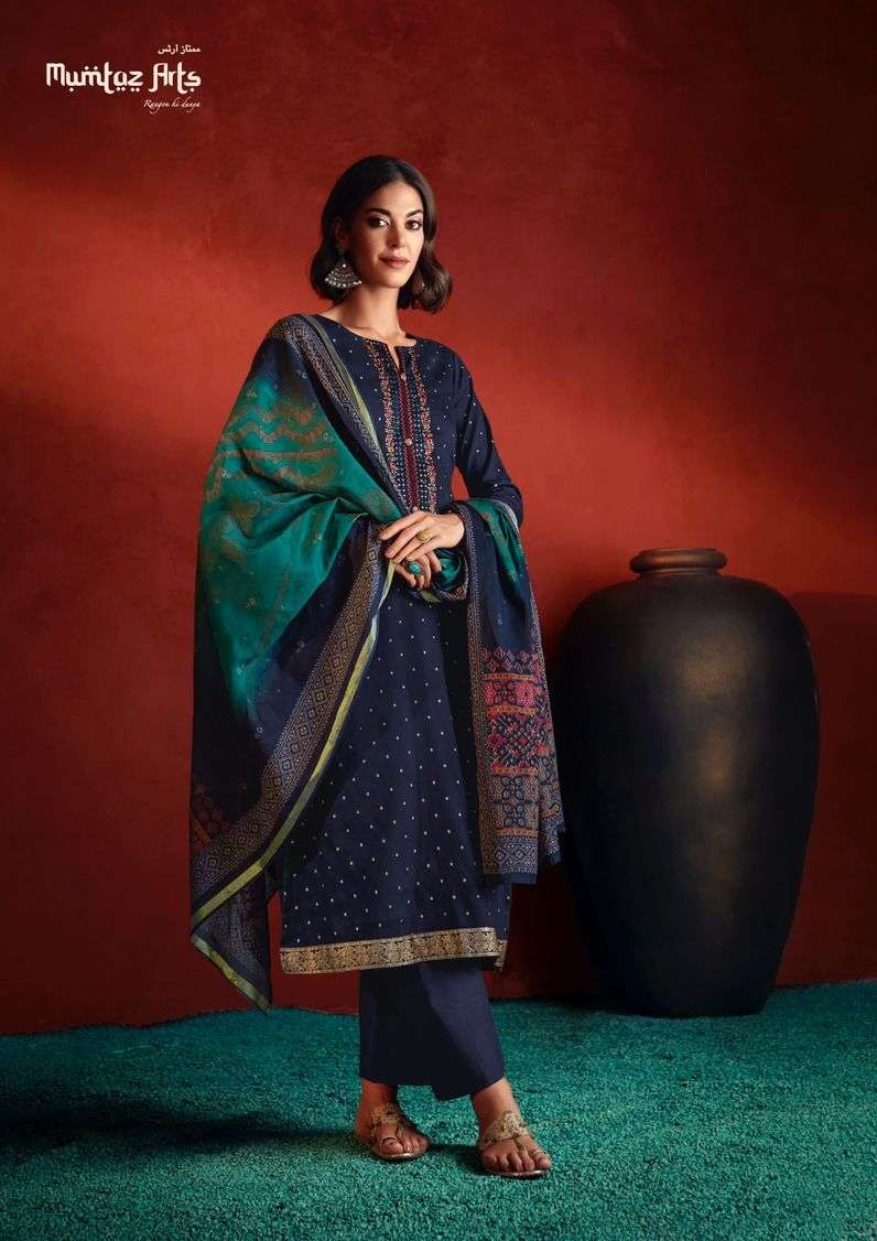 Mumtaz Hasinah Jam Satin Designer Salwar Kameez Wholesale catalog