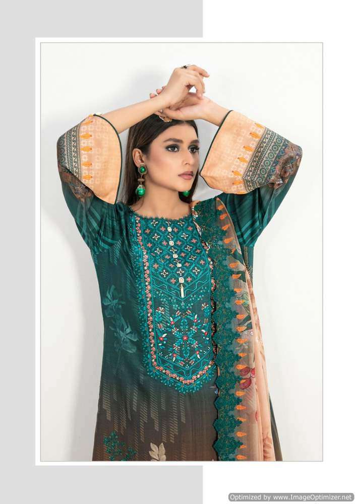 Nafisa Andaaz Vol 3 Cotton Printed Dress Material Wholesale catalog