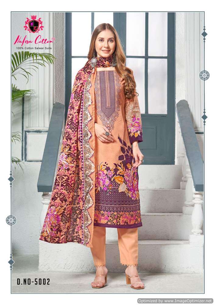 Nafisa Safina Vol 5 Karchi Cotton Dress Material Wholesale catalog