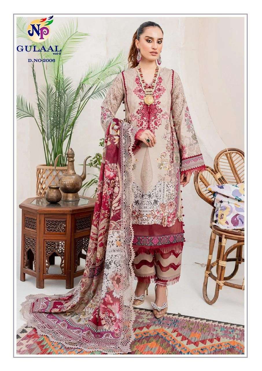 Nand Gopal Gulaal Vol 2 Karachi Cotton Drees Material Wholesale catalog