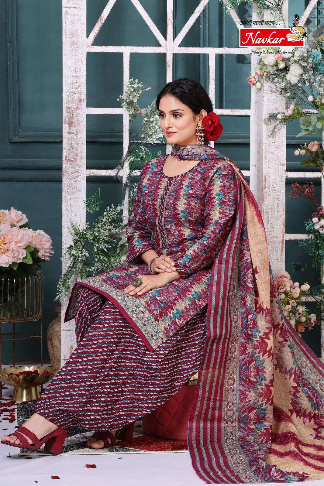 NAVKAR SITARA vol -1 Dress Materials Wholesale catalog