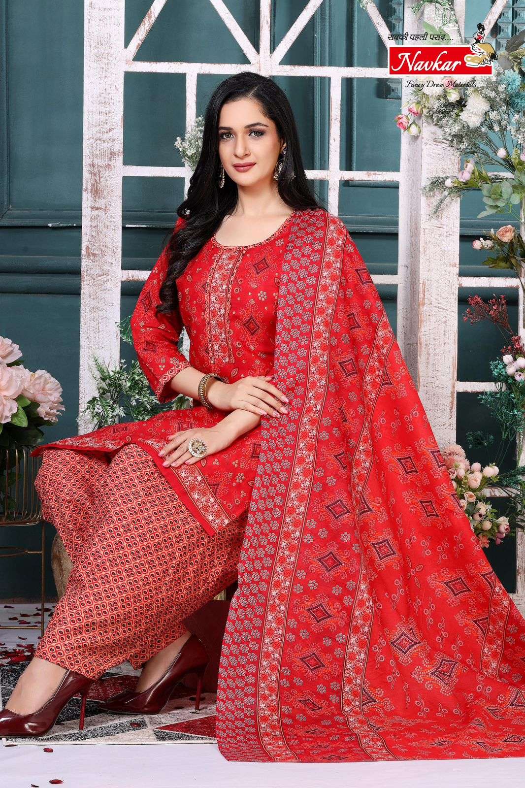 NAVKAR SITARA vol -1 Dress Materials Wholesale catalog