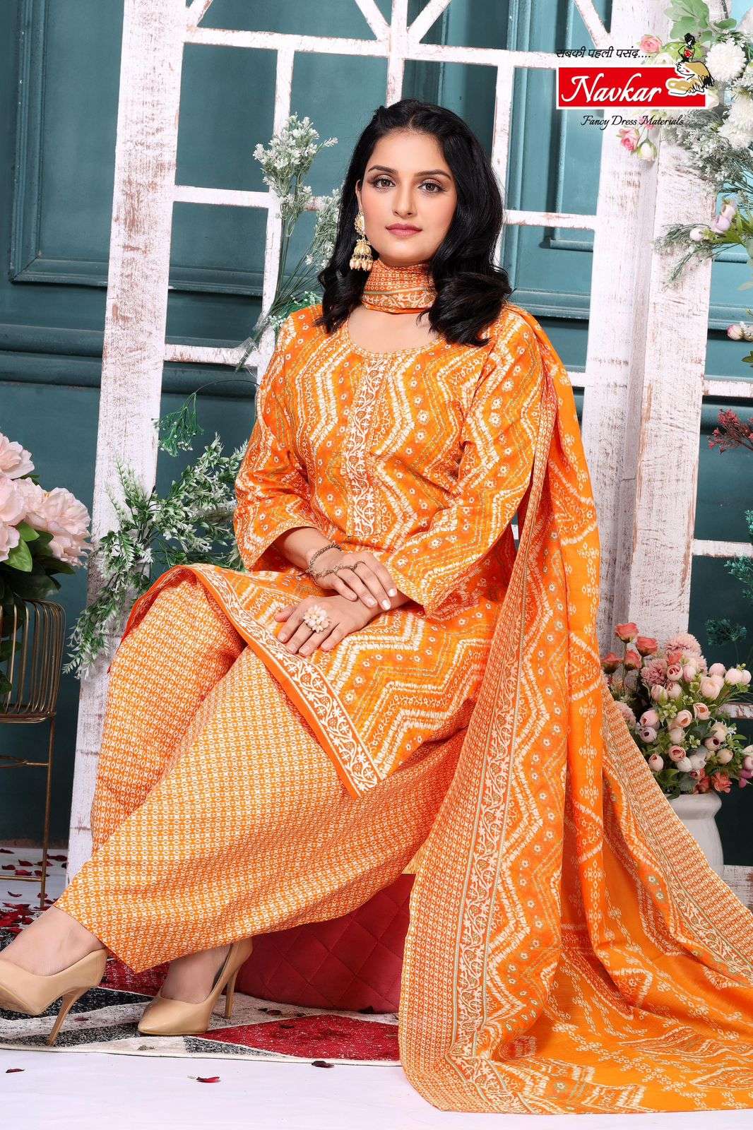 NAVKAR SITARA vol -1 Dress Materials Wholesale catalog