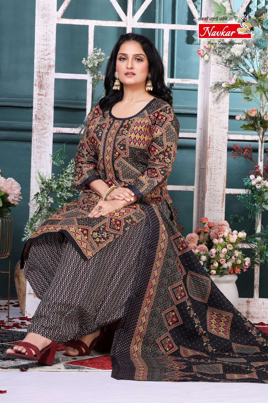 NAVKAR SITARA vol -1 Dress Materials Wholesale catalog