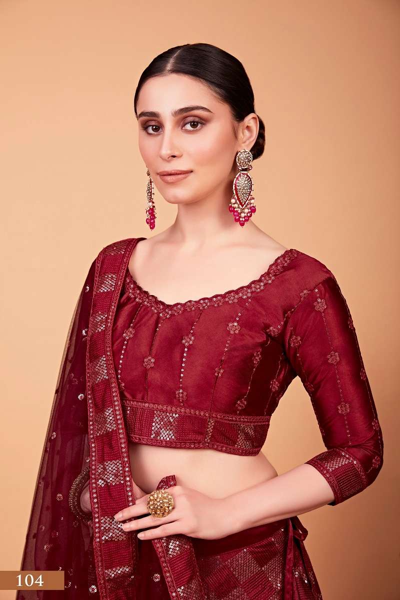 NAYRA VOL – 1 RED Lehenga choli Wholesale catalog