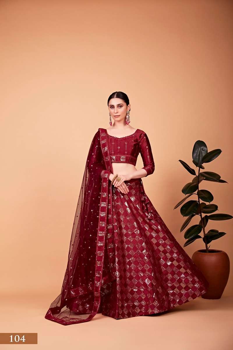 NAYRA VOL – 1 RED Lehenga choli Wholesale catalog