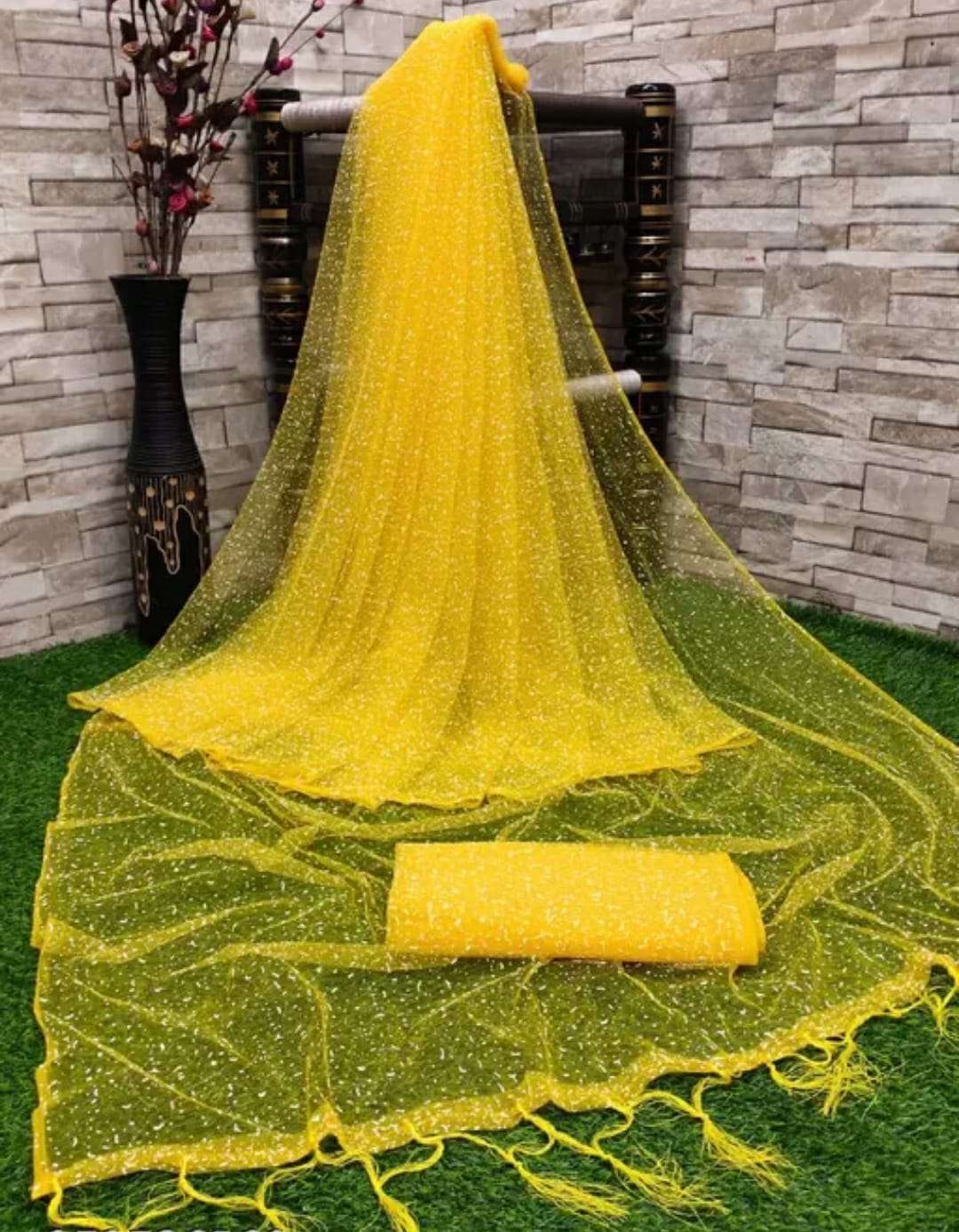Net foam Saree Wholesale catalog