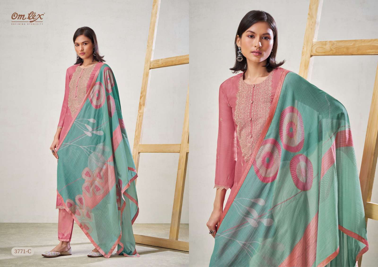 OMTEX ROSE Salwar Kameez Wholesale catalog