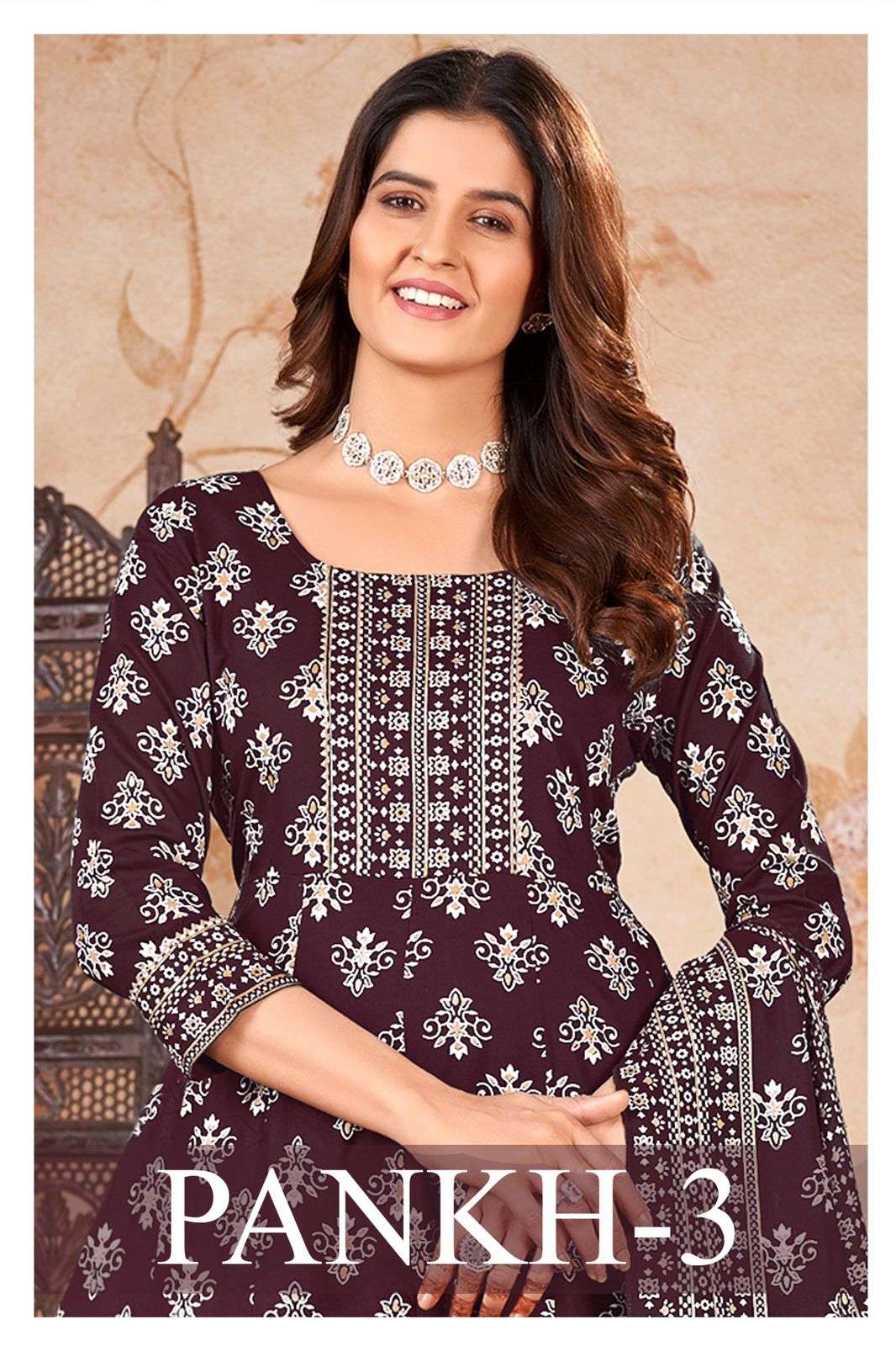 PANKH-3 RAYON WITH MULTI GOLD Kurti Wholesale catalog