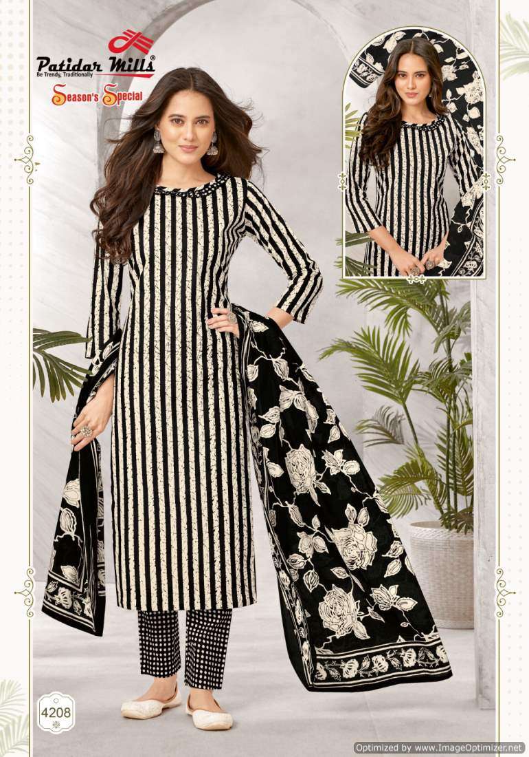 Patidar Mills Season Special Vol-42 – Dress Material - Wholesale catalog