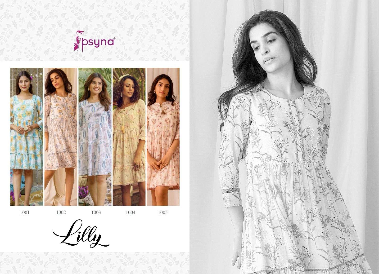 Psyna Lilly Tunics short tops Kurti Wholesale catalog