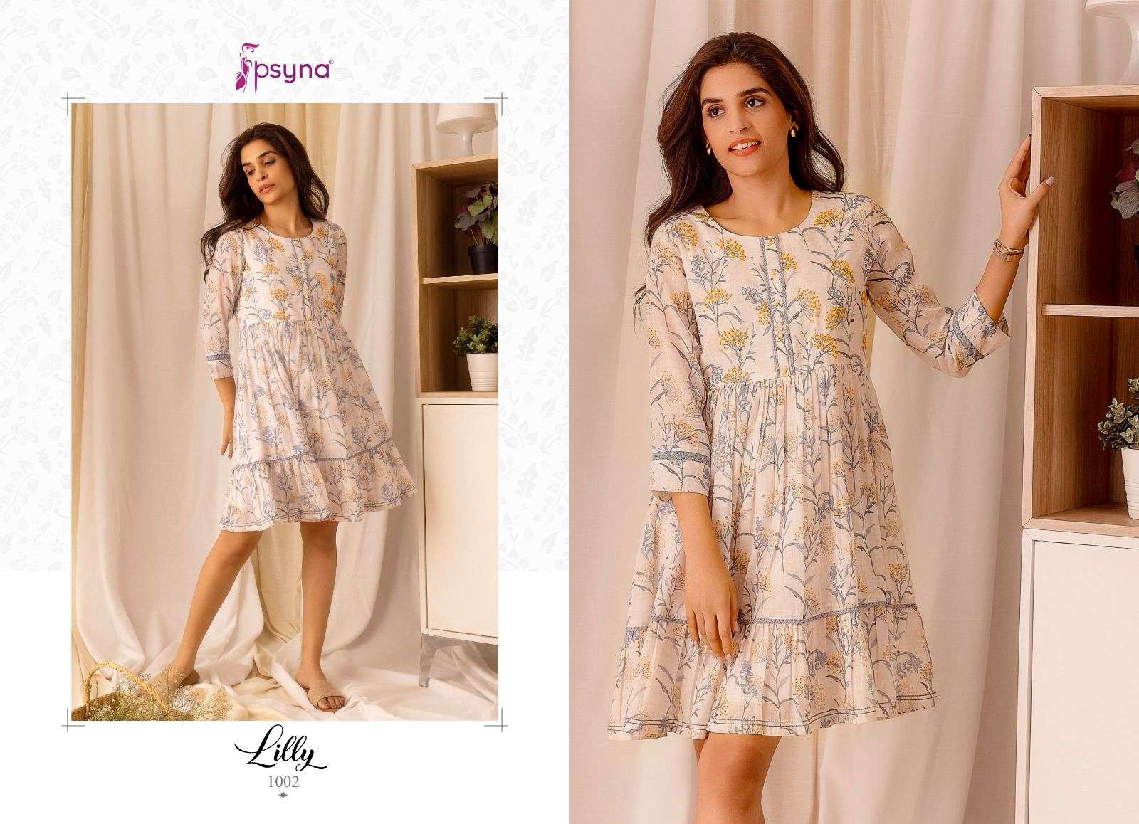 Psyna Lilly Tunics short tops Kurti Wholesale catalog