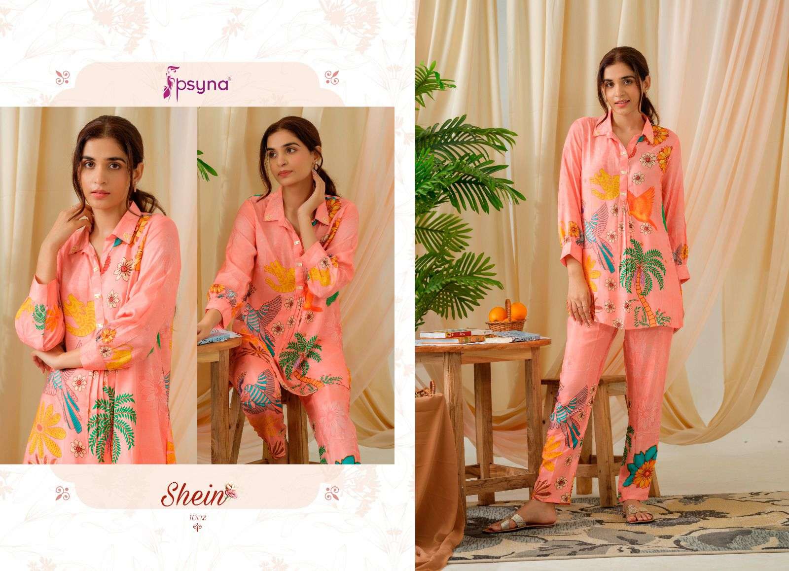 Psyna Shein Vol - 1 Co-Ord set Western Wear Wholesale catalog