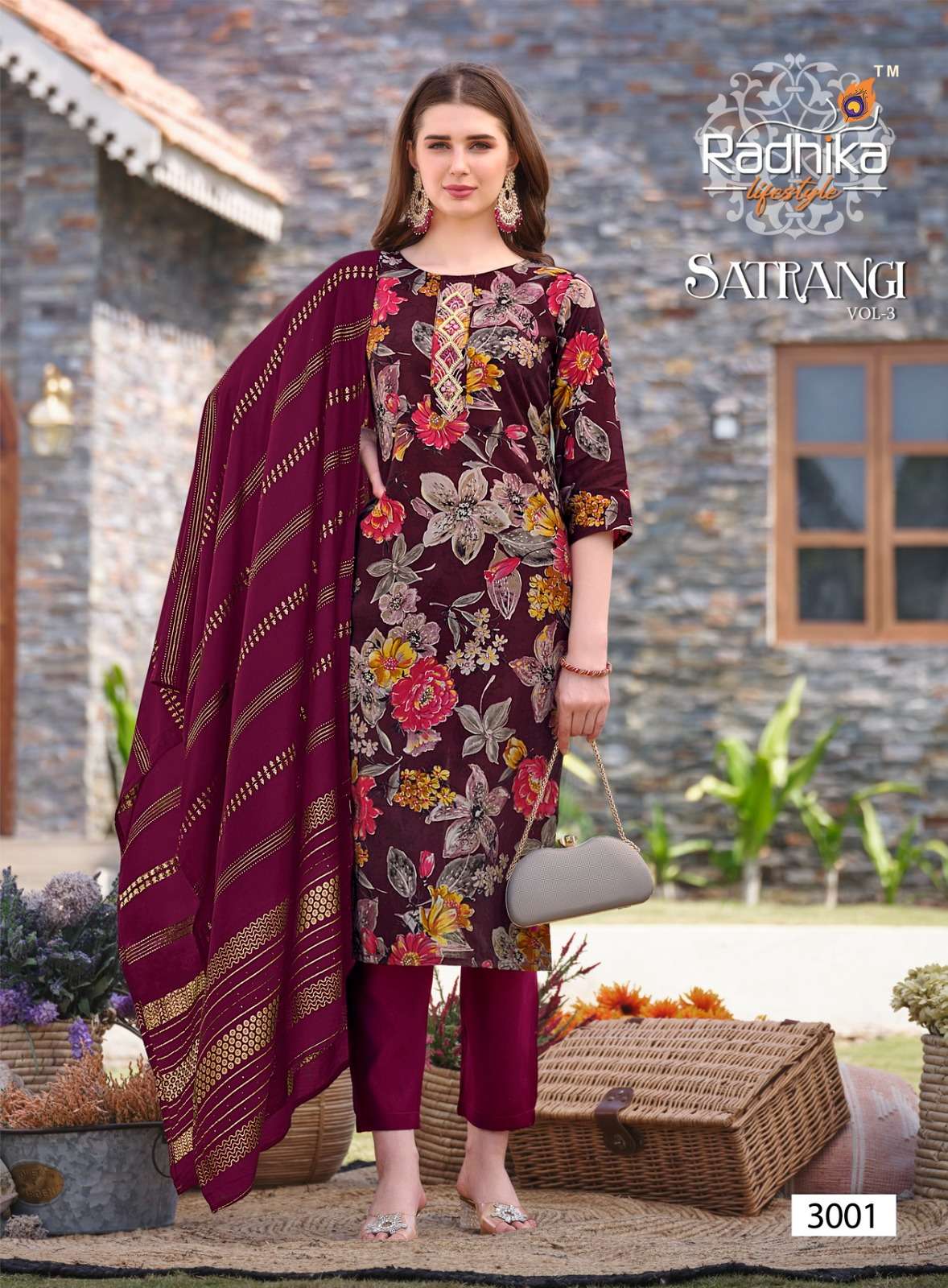 RADHIKA LIFE STYLE SATRANGI vol -3 Kurti Wholesale catalog