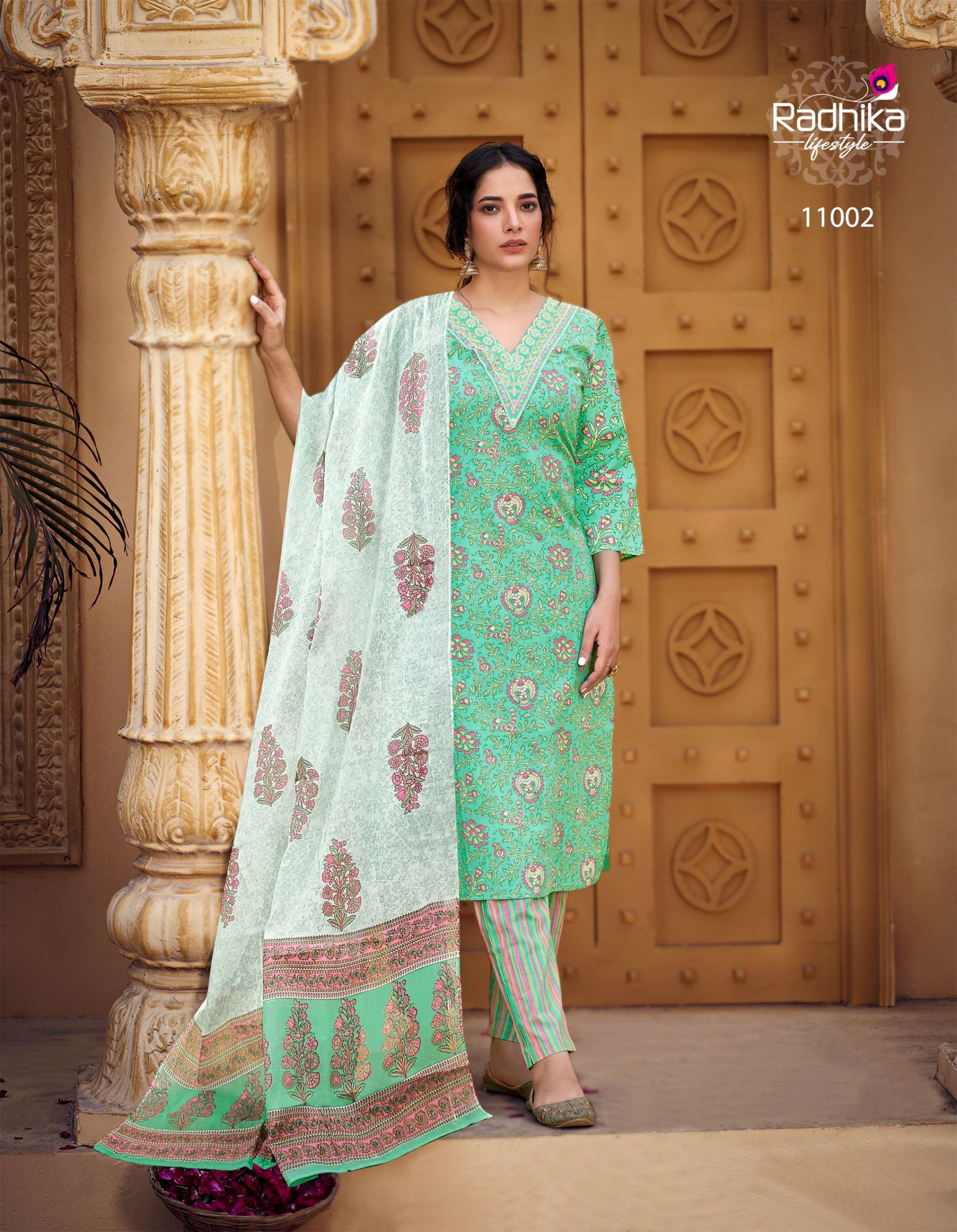 RADHIKA lifestyle COTTON Kudi vol -11 KURTI  Wholesale catalog