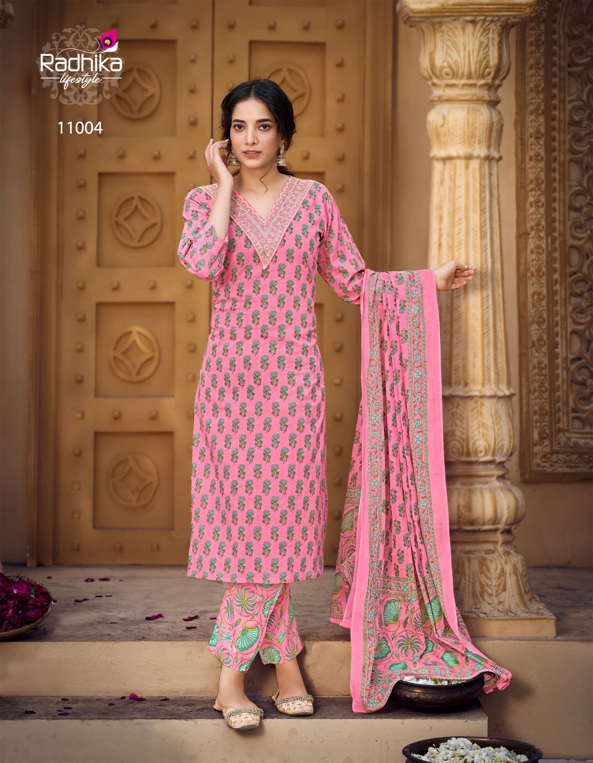 RADHIKA lifestyle COTTON Kudi vol -11 KURTI  Wholesale catalog
