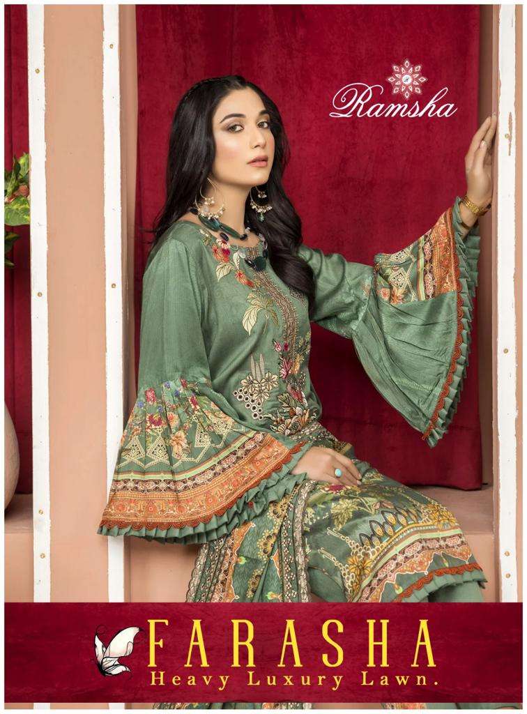 Ramsha Farasha – Heavy Karachi Luxury Lawn Wholesale Catalog
