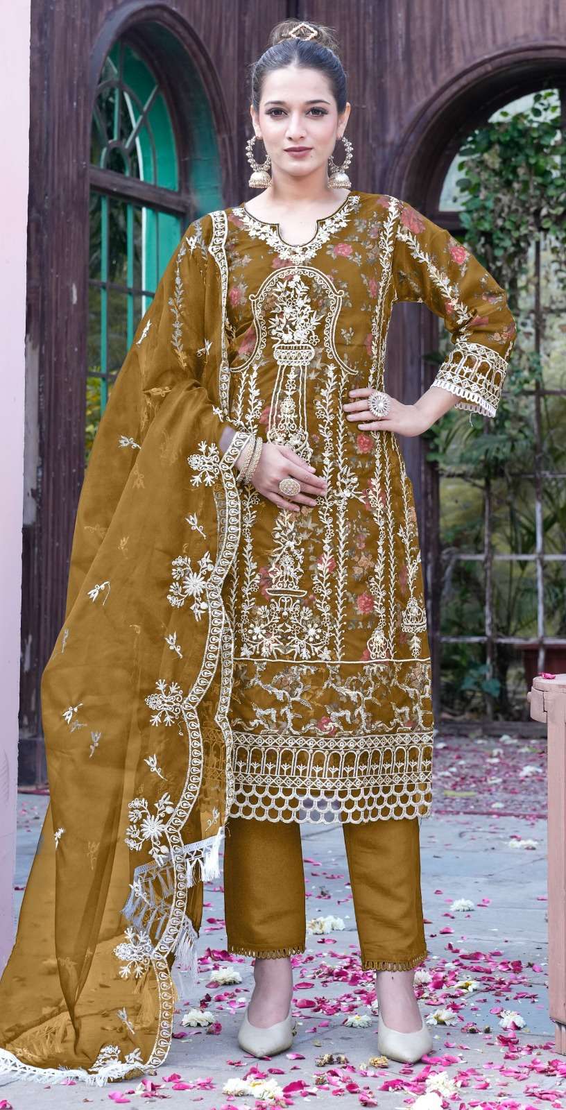 Ramsha R 1107 E To H Embroidered Salwar Suit Wholesale catalog