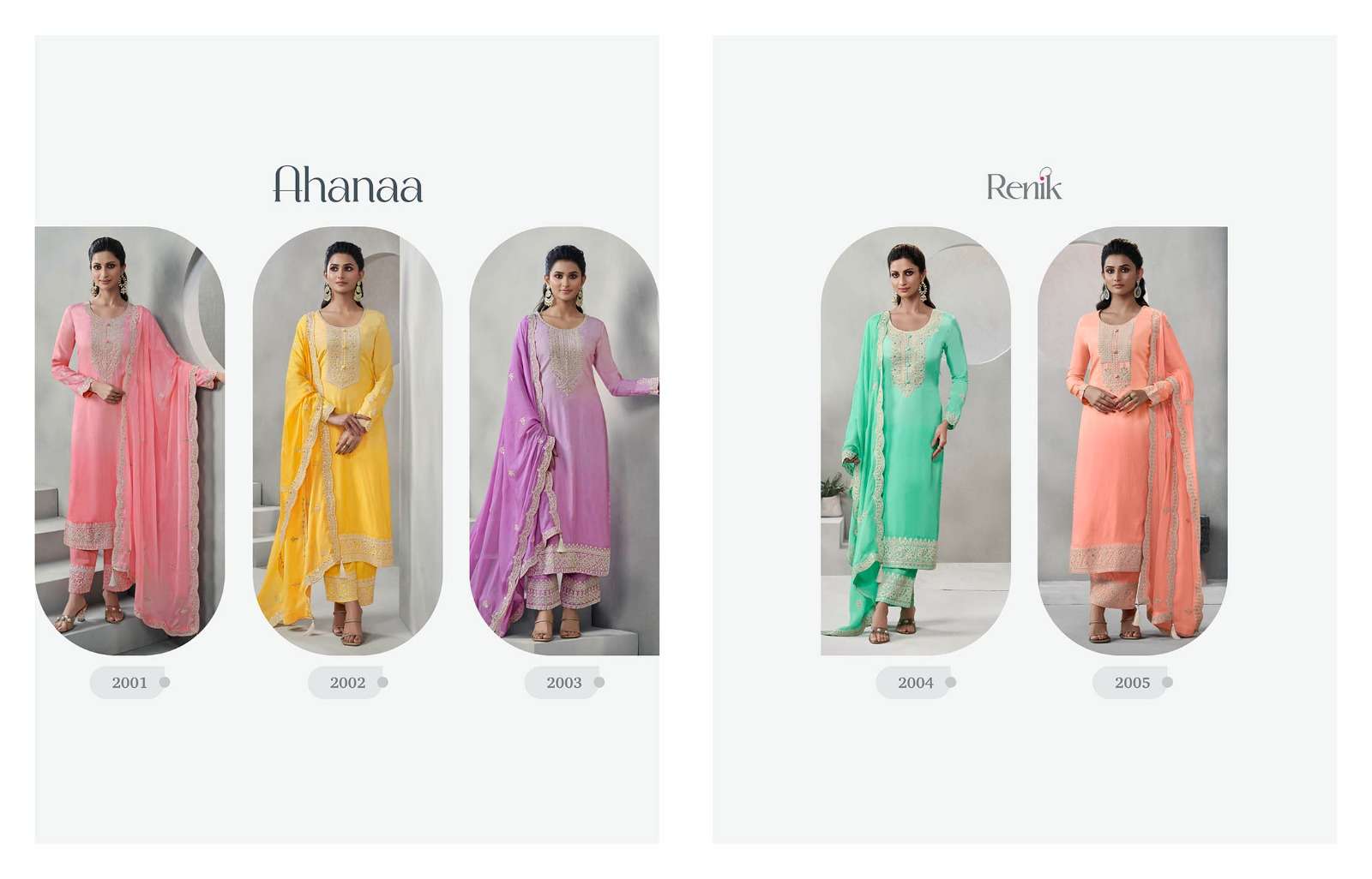 Renik Fashions LLP Ahaana Salwar Kameez Wholesale catalog