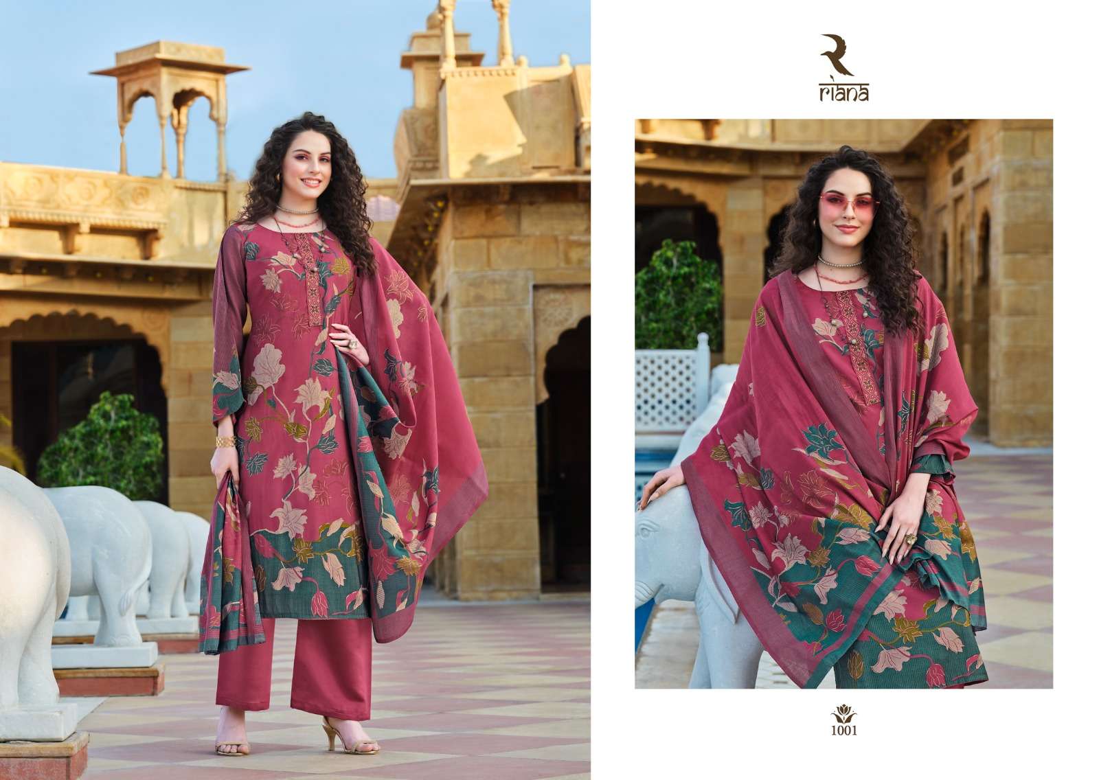 RIANA ZOYA Dress Materials Wholesale catalog