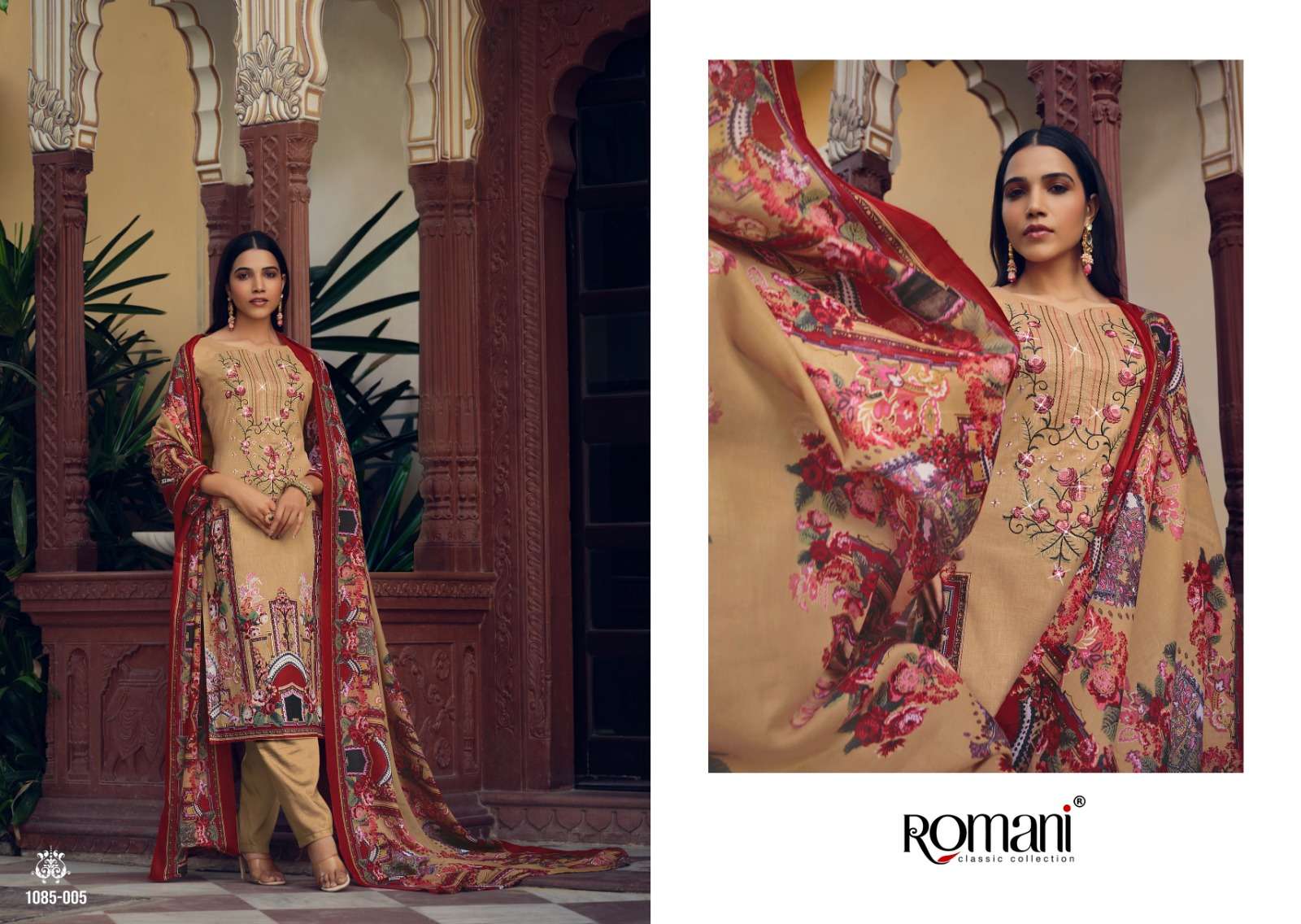 Romani Aarzu Vol 2 Soft Cotton Dress Material Wholesale catalog
